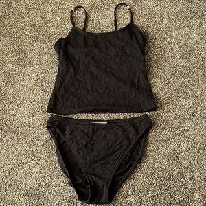 Oscar de la Renta Tankini 2 piece swimsuit sz 8